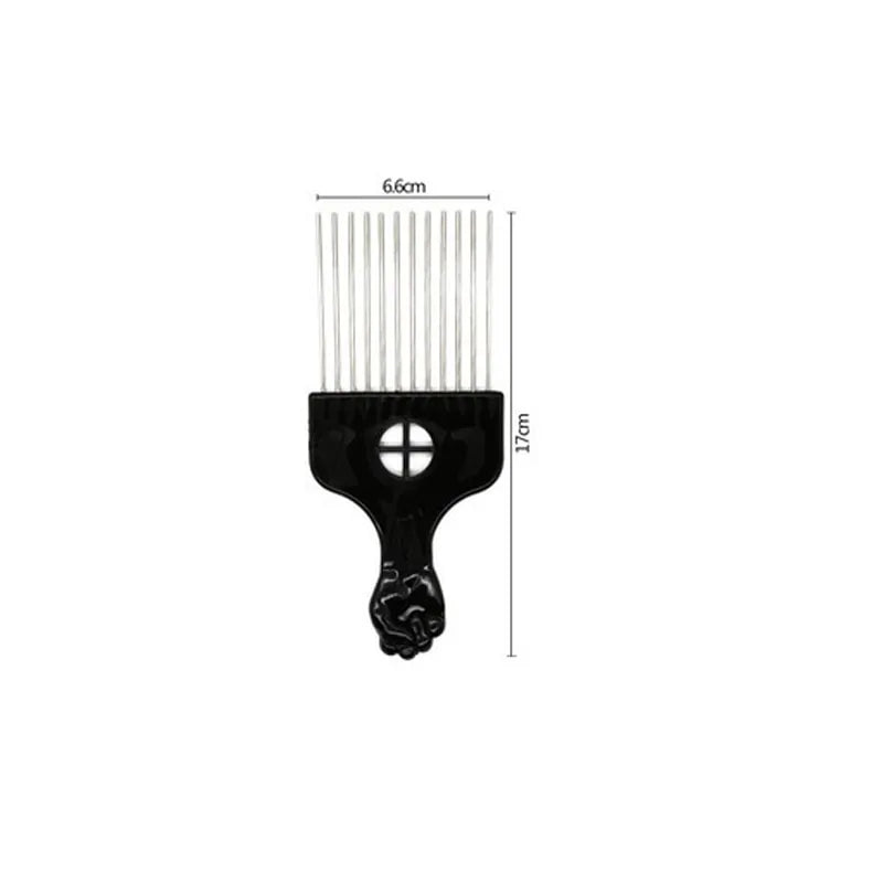 Anti-Static Metal Afro Pick Comb